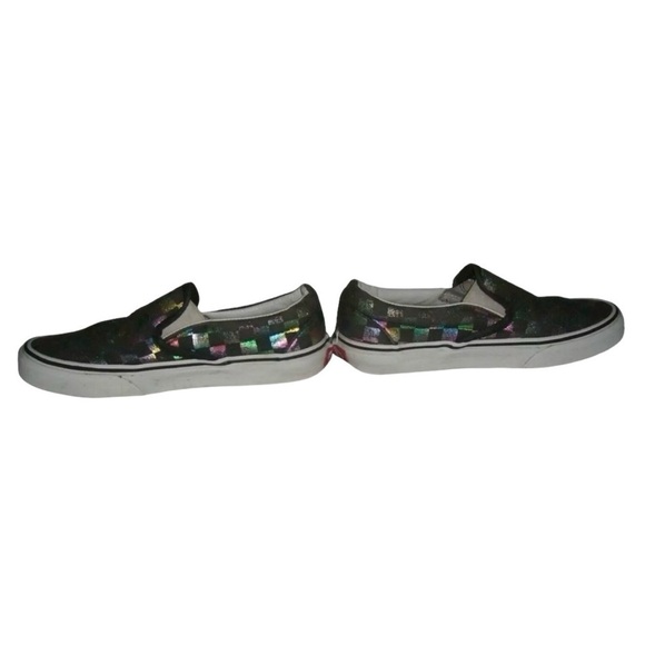Vans Shoes Checkerboard Iridescent Rainbow Eclectic Stater Surfer egirl y2k Punk - Picture 5 of 11